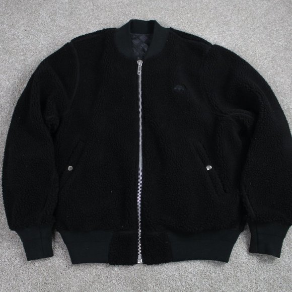 Adidas x Alexander Wang Jacket Men's M Black L/S Reversible "Packaging Paper" - Picture 7 of 13